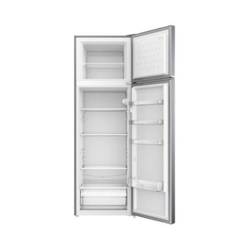 MIKA MRDCD261XDM Fridge: 261L, 2-Door, Top Mount Freezer, Defrost