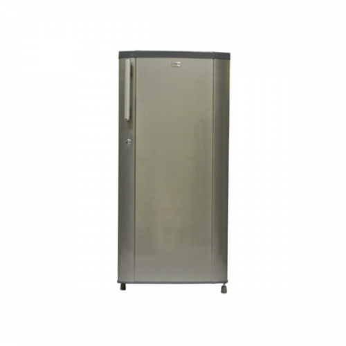MIKA Fridge, 170L, Direct Cool, Single Door, Hairline Silver MRDCS170HS(MRDCS170LSD)