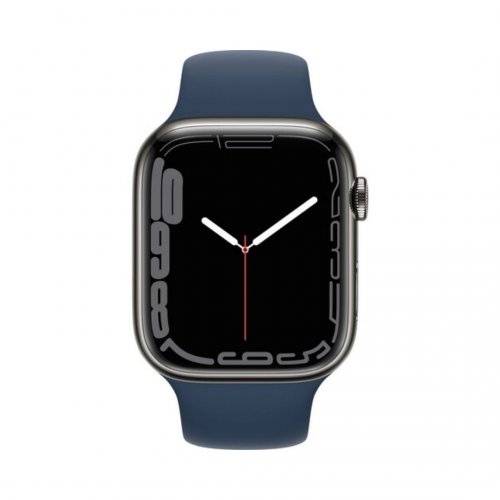 Apple Watch Series 7 (GPS, 45mm, Midnight Blue, & Green)
