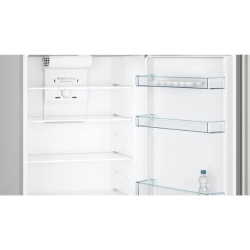 Bosch Top Mount Freezer Fridge 380L Silver - Model: KDN43N12K5