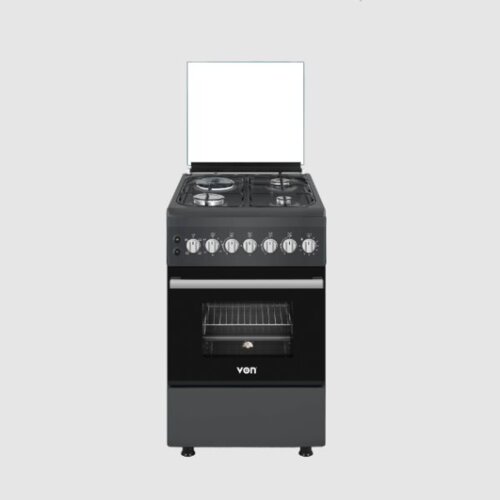 Von Cooker 3 Gas + 1 Electric - VCF563141NFG, Graphite Grey By Von