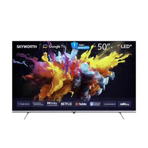 Skyworth 50 Inch 4K LED Smart Google TV – HDR Display 50G6500G