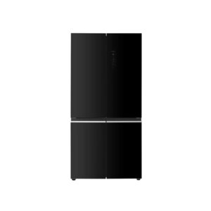 Image for MIKA 503L No Frost 4 Door Fridge Black Glass MRNF4DT503GBV