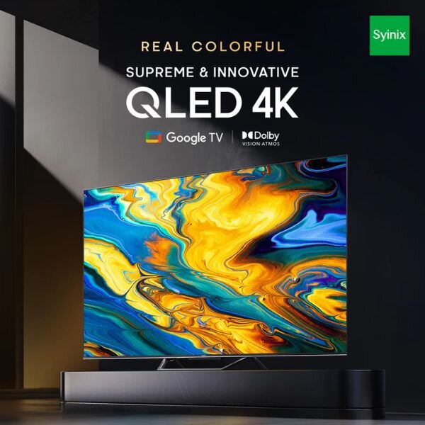 Syinix Google TV QLED 4K 75″ Frameless TV 75Q61 – Buy In Kenya by Syinix
