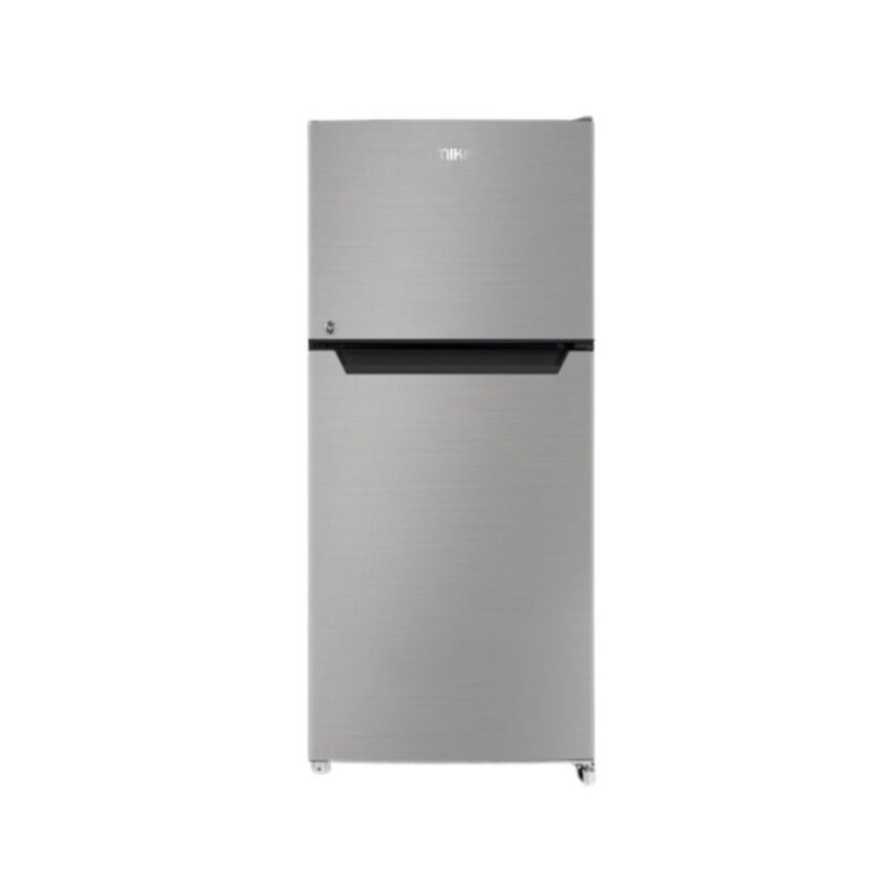 MIKA 86L 2 Door Defrost Fridge Line Silver Dark MRDCD86LSD by Mika