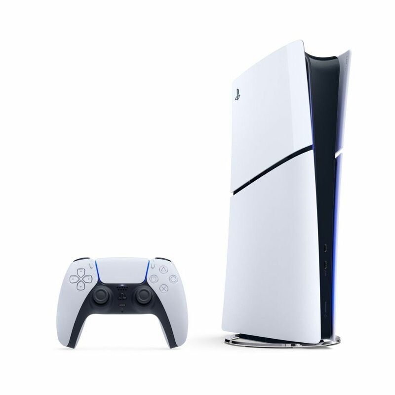 PlayStation 5 Console Slim Disc – Ultra-Fast SSD, Adaptive Triggers & Game Hub by Sony