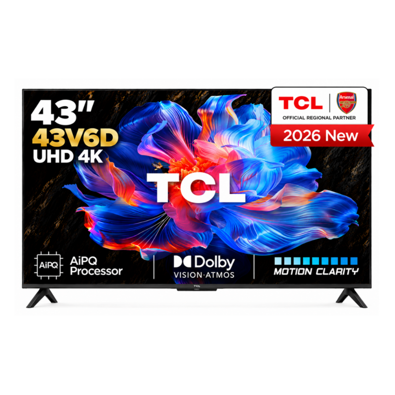 TCL 43 Inch 4K Google Smart TV With Dolby Atmos 43V6D by TCL
