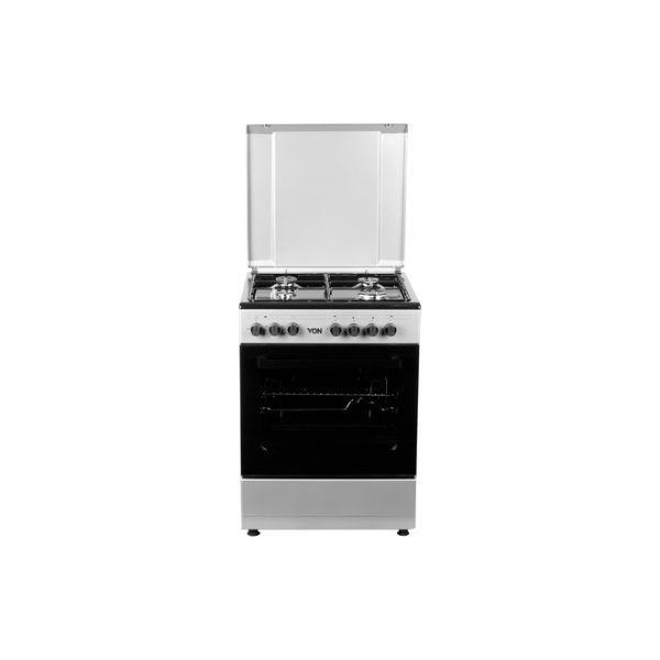 Von VAC6S040UY 4 Gas + 1 Electric Oven - Grey by Von