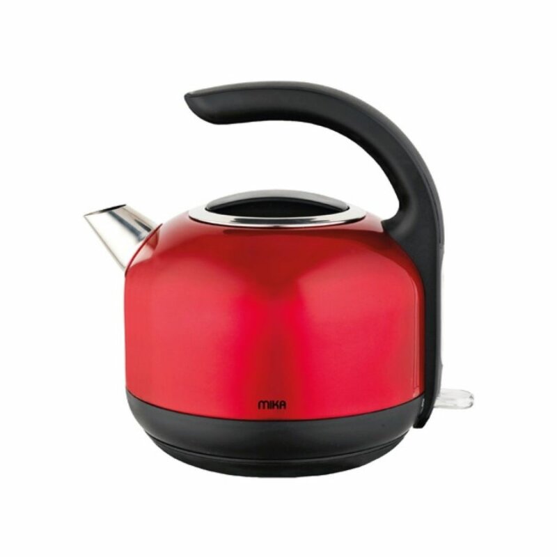 MIKA MKT2402 Kettle (Electric), Stainless Steel, 1.7L, Cordless, Red by Mika