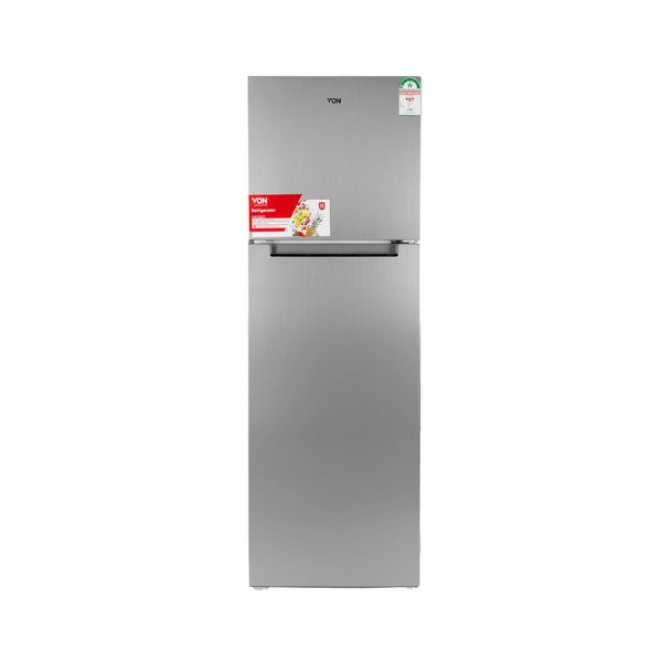 Von VART-36NHS Double Door Fridge 251L - Silver by Other