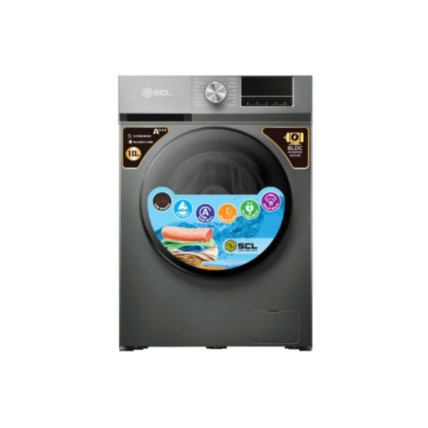 SCL 10KG Washing Machine, Silver – Model SCL-WF1014TISG by SCL