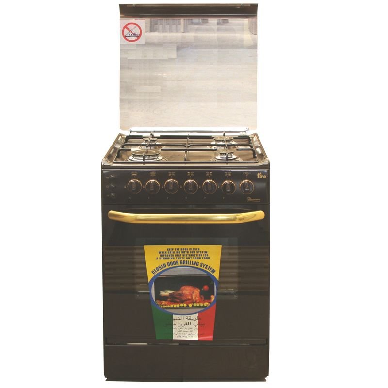 RAMTONS 4 GAS 50X50 BROWN COOKER 5693- EB/302 by Ramtons