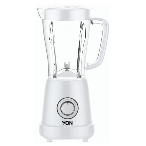 Von VSBT03BLW 1.5L Blender + Mill 500W - White by Hotpoint