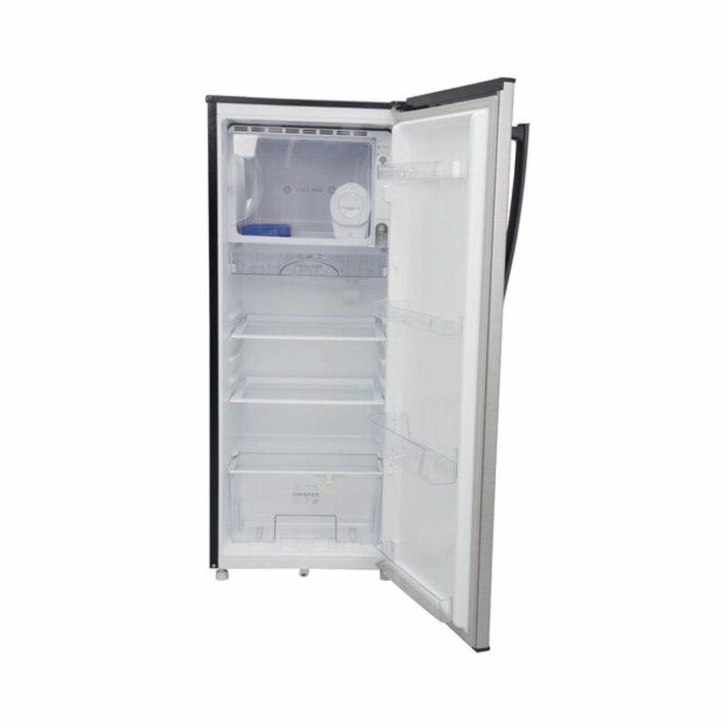 MIKA MRDCS175LSD Fridge, 175L, Single Door, Defrost (Direct Cool), Line Silver Dark by Mika — view 2