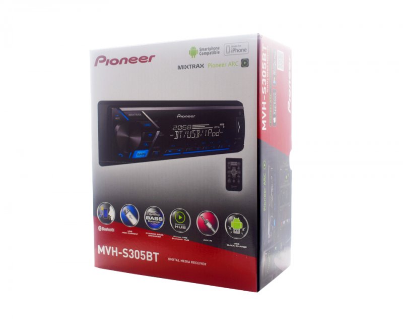 Pioneer MVH-S305BT Bluetooth/iPhone/Aux Media Player Car Stereo Kenya by Car Radio — view 3