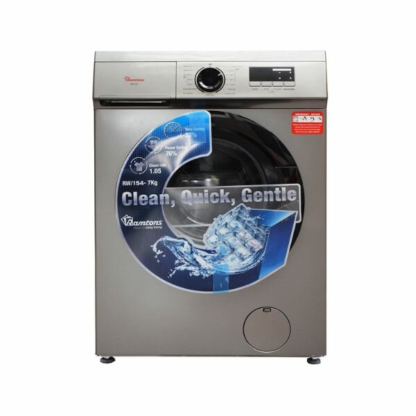 Ramtons 7kg Front Load Washer RW/154 Fully Automatic 1400RPM by Ramtons