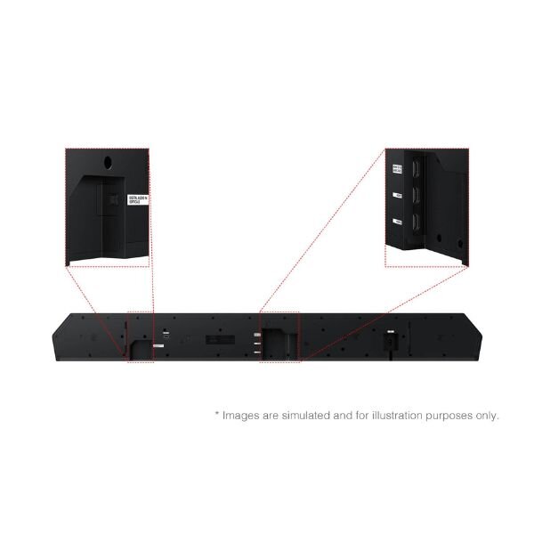 Samsung HW-Q990F/KE 11.1.4 756W RMS Dolby Atmos Soundbar System With Subwoofer And Rear Speaker by Samsung — view 2