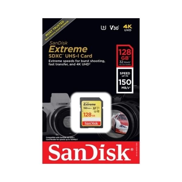 SanDisk Extreme 128 GB MicroSDXC Memory Card by Sandisk — view 2