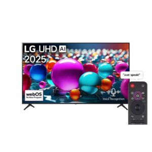 LG 85 Inch UHD 4K Smart TV HDR10 AI WebOS25 – 85UA80