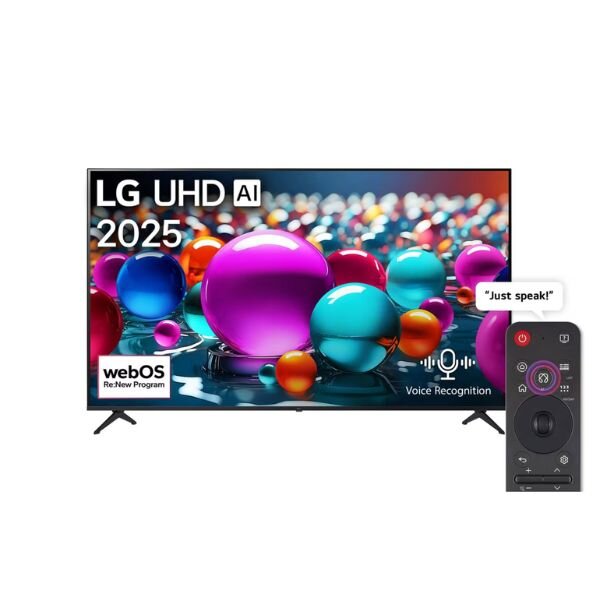 LG 85 Inch UHD 4K Smart TV HDR10 AI WebOS25 – 85UA80 by LG