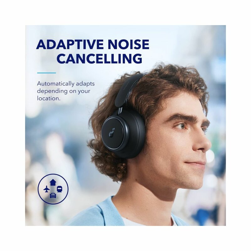 Anker Q45 – Wireless Over-Ear Headphones, Active Noise Cancelling, Long Battery Life by Anker — view 4