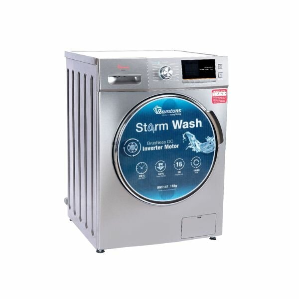 Ramtons 10KG FRONT LOAD WASHER RW/147 FULLY AUTOMATIC 1400RPM by Ramtons — view 2