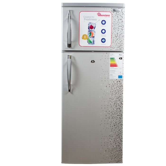 RAMTONS 213 LITERS 2 DOOR DIRECT COOL FRIDGE, MAR SILVER- RF/244 by Ramtons