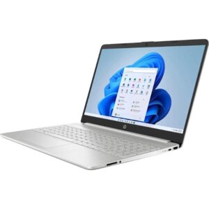 HP Laptop 15s-fq0007nia - Intel Celeron N4120, 4GB RAM, 256GB SSD, 15.6 Inch HD, Silver