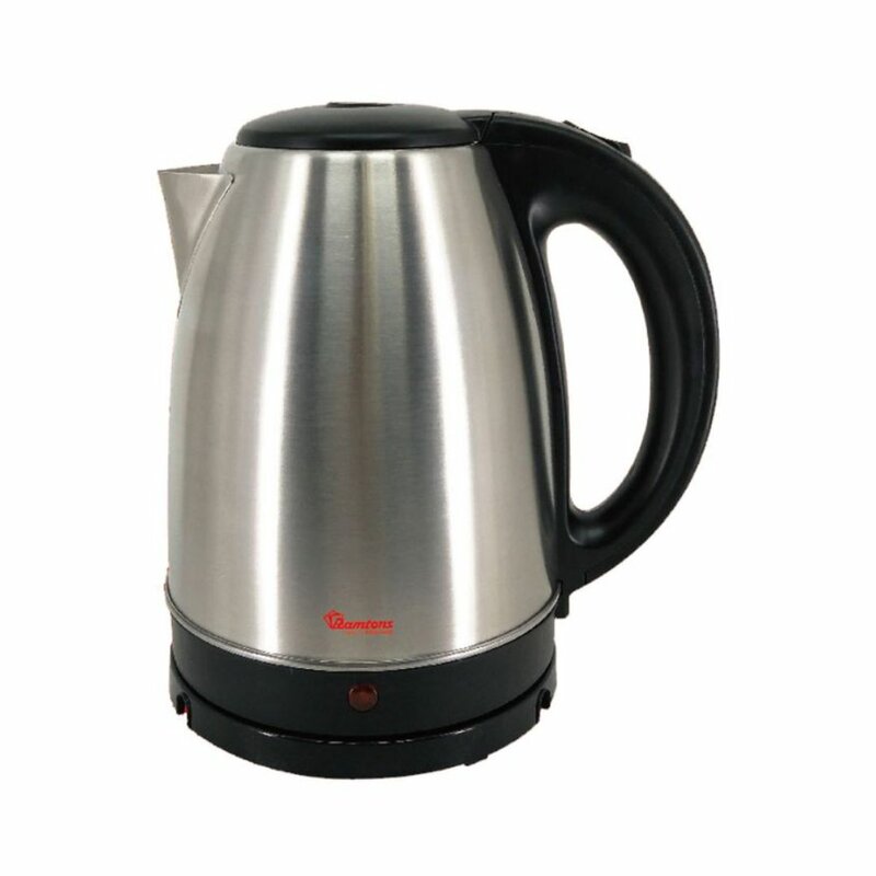 RAMTONS RM/398 CORDLESS ELECTRIC KETTLE 1.7 LITERS STAINLESS STEEL by Ramtons