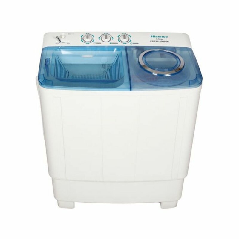 Hisense XPB75 7.5KG Twin-tub Washing Machine - XPB75-2009SK by Hisense — view 2