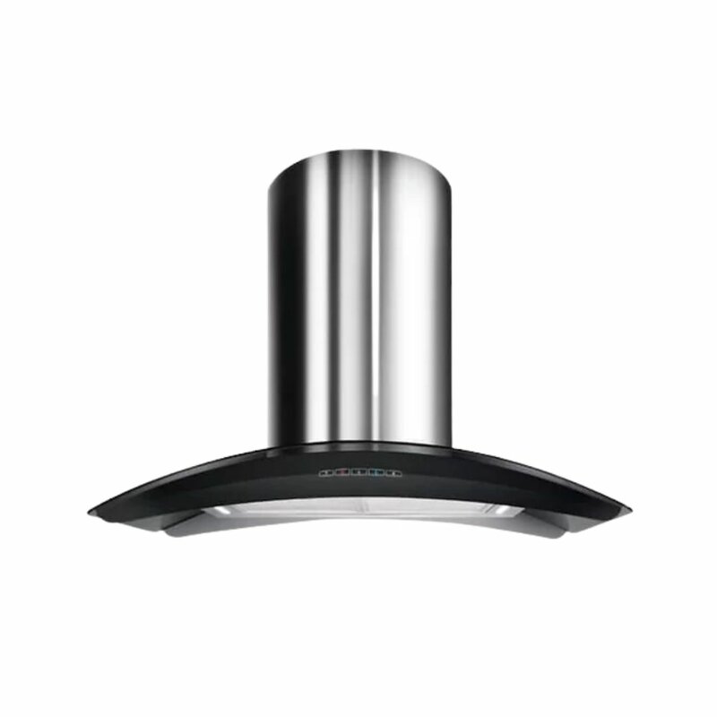 Newmatic H97.9S Island Chimney Hood - Powerful 90cm Extraction by Newmatic