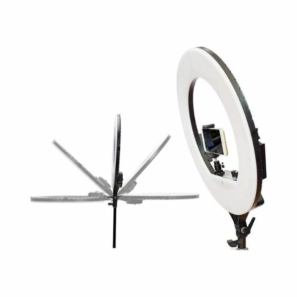 18" LED Ring Light Kit RL-18 Camera Photography Dimmable Ring Lamp With Tripod Stand by Other