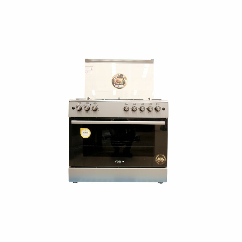 Von VAC9FO50WX 4 Gas + 1 Wok Burner Cooker by Von