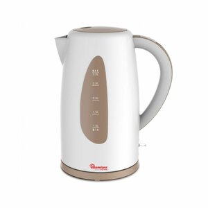 RAMTONS RM/591 CORDLESS ELECTRIC KETTLE 3 LITERS WHITE & BROWN