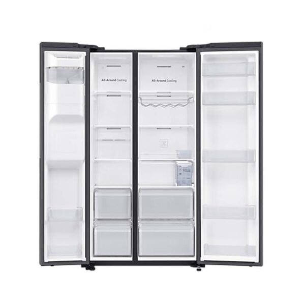 Samsung 635L Side By Side Fridge RS64R53112A – Water & Ice Dispenser by Samsung — view 4