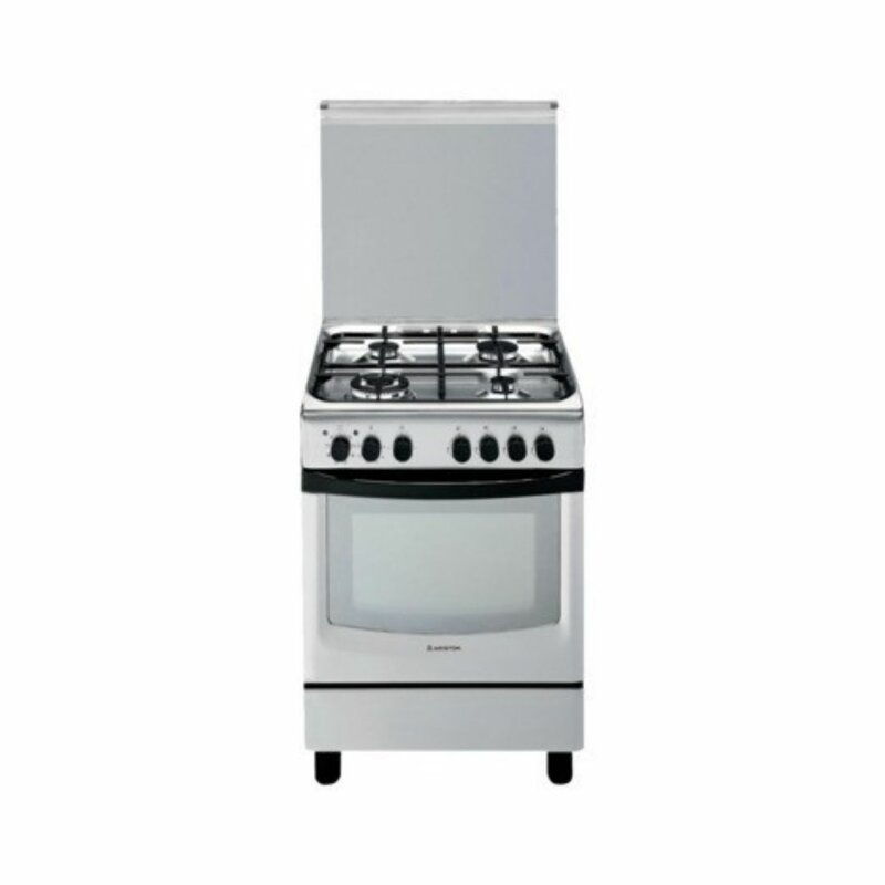 Ariston CG64S G1/A6GG1F X 4 Gas Cooker - Stainless Steel by Other
