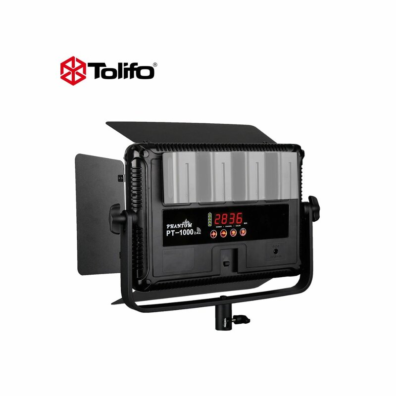 Tolifo Pt-1000b Bi Color Dimmable LED Video Light Panel by Other — view 2