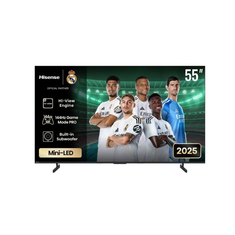 Hisense 55-inch 55U7Q Mini-LED ULED 4K Smart TV – Dolby Atmos, 144Hz Refresh Rate by Hisense