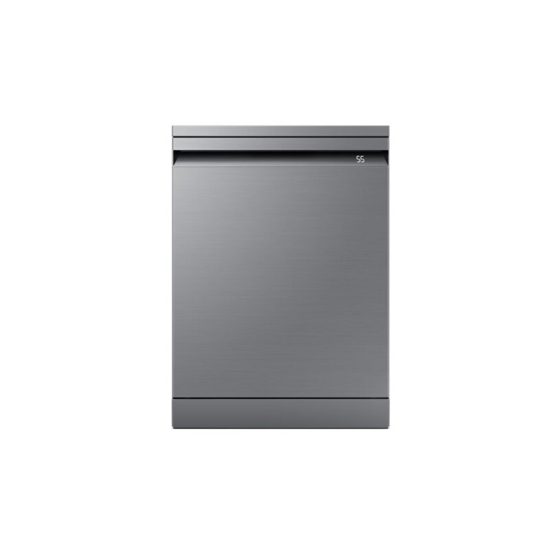 Samsung 14 Place Setting Freestanding Dishwasher – Silver, Auto Door Open Dry, 42dBA Noise Level , DW60BG750FSL by Samsung