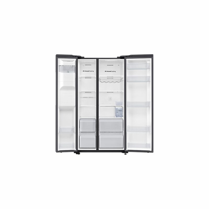 Samsung 635L Side By Side Fridge RS64R5311B4 With Dispenser by Samsung — view 3