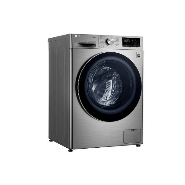LG F4V5RGP2T Front Load Washer Dryer, 10.5/7KG - Silver by LG — view 2
