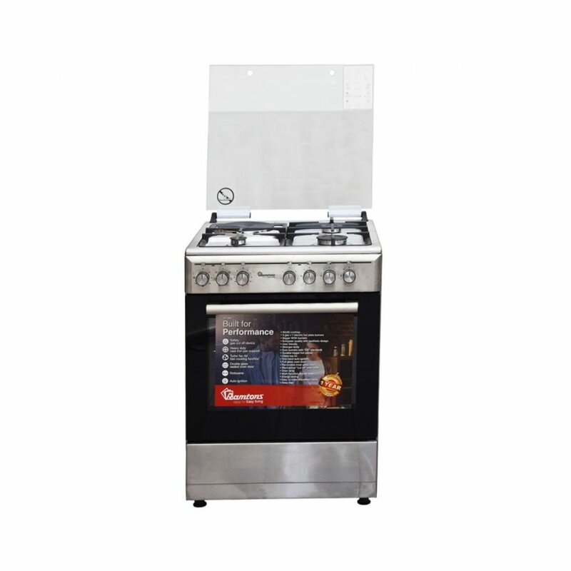 RAMTONS 3G+1E 60X60 INOX COOKER- RF/485 by Ramtons
