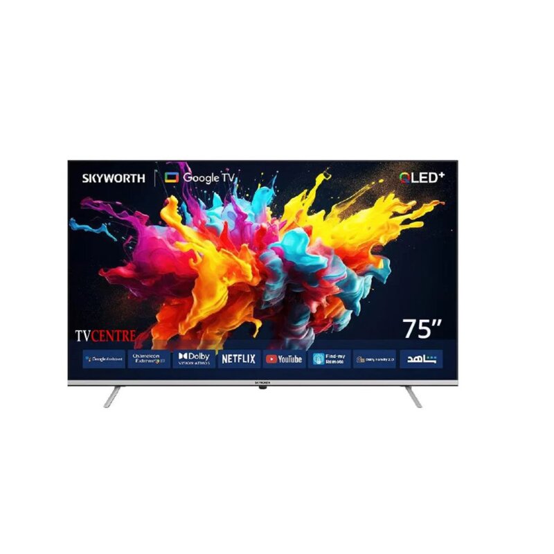 Skyworth 75 Inch 4K UHD QLED Google TV – HDR, Dolby Audio, 75Q6500H by Skyworth