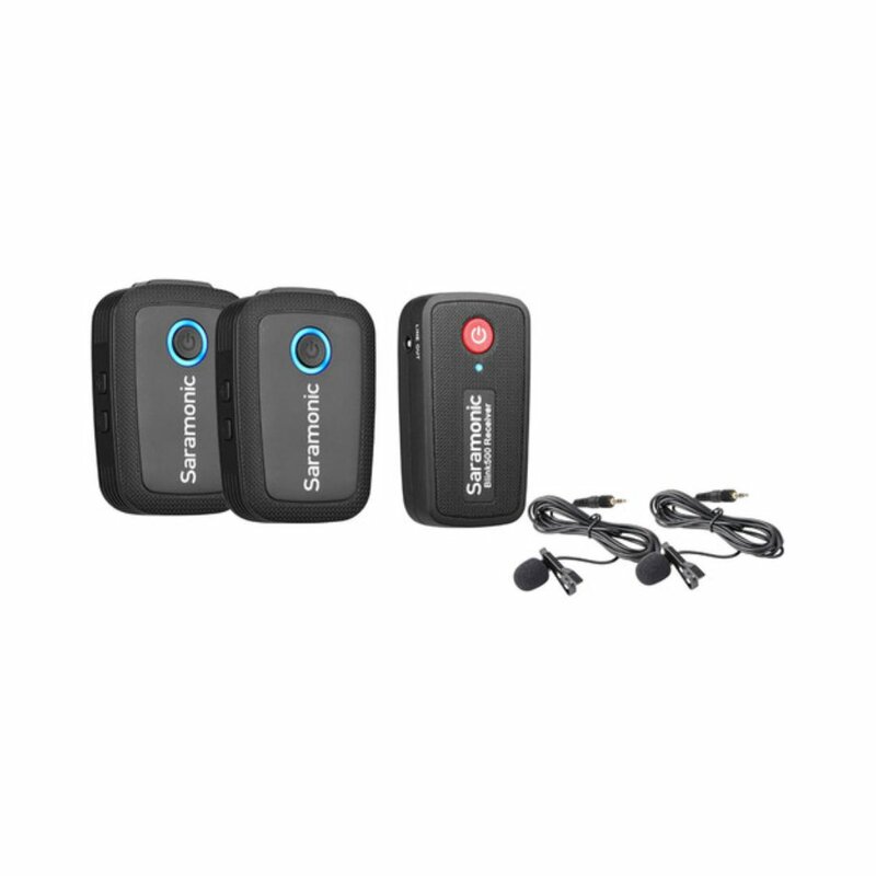 Saramonic Blink 500 B2 2-Person Digital Camera-Mount Wireless Omni Lavalier Microphone System (2.4 GHz) by Saramonic