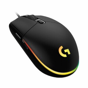 Logitech G203 Prodigy Programmable RGB Gaming Mouse (Black, White, Blue)