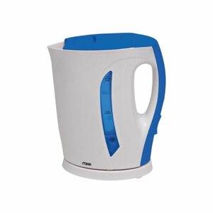 MIKA MKT1101 Kettle (Electric), Plastic, 1.7L, Cordless, White & Blue