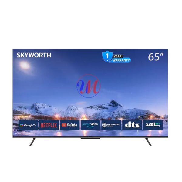 Skyworth 65 Inch 4K LED Smart Google TV – HDR Display 65G6500H by Skyworth