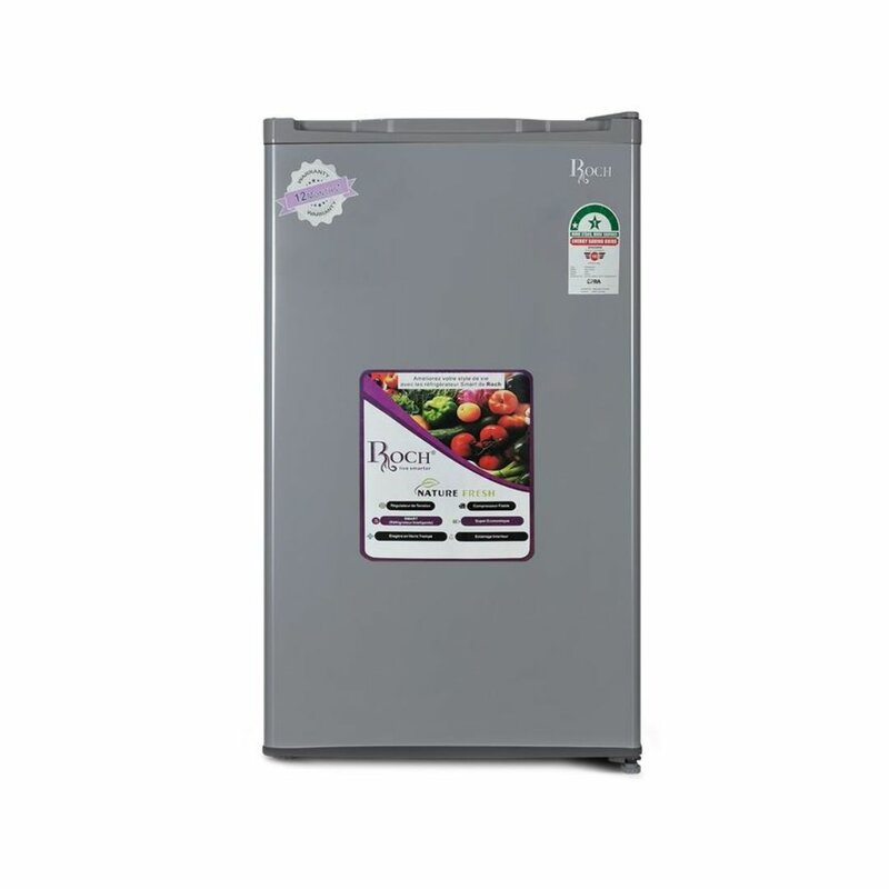 Roch RFR-120S-I Single Door Refrigerator - 90 Litres - Silver by Other
