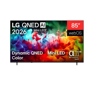 LG 85 Inch QNED AI Mini LED 4K Smart TV 85QNED70B6T