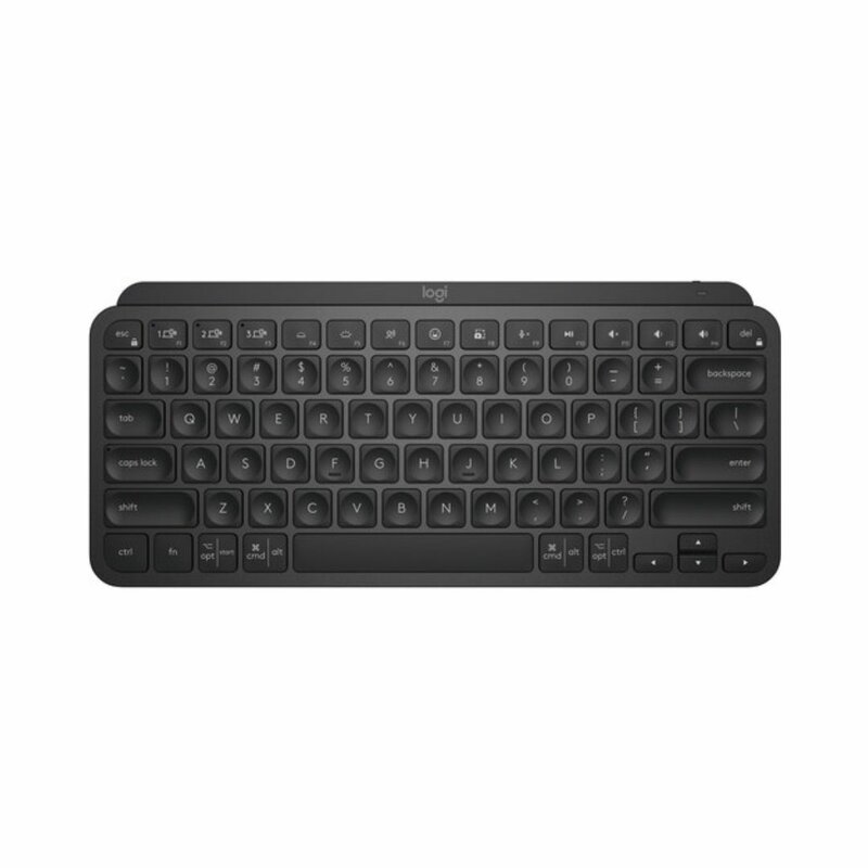 Logitech MX Keys Mini Minimalist Wireless Illuminated Keyboard - Graphite, Pale Gray by Mouse/keyboards